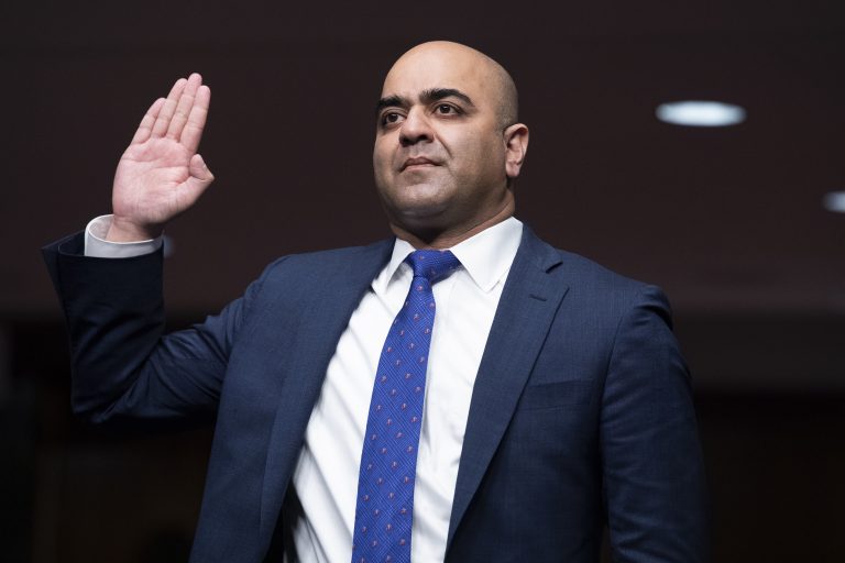 Zahid Quraishi was confirmed as a U.S. District Judge for the District of New Jersey. (Tom Williams-Pool/Getty Images)