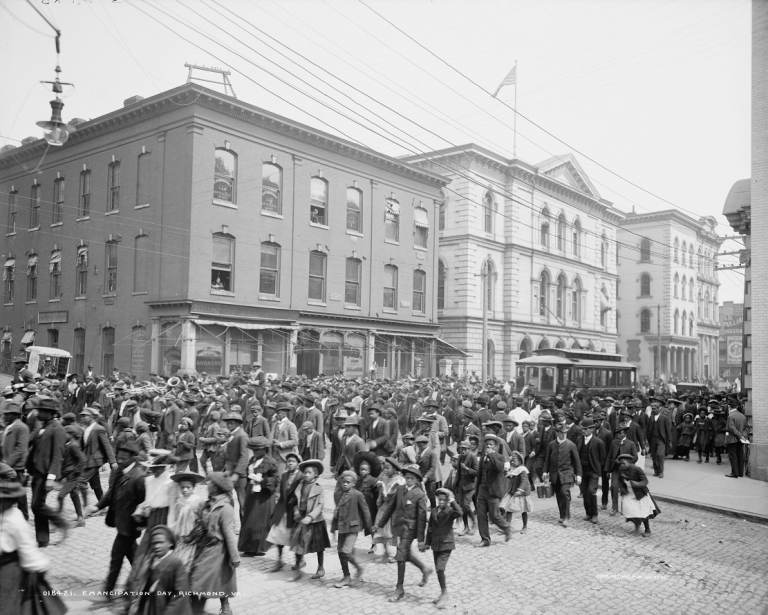 Emancipation Day celebration in Richmond, Va., 1905. (Library of Congress)