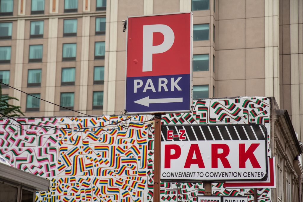 philly_parking_lot_center_city_KP_061421_01 A parking lot at Juniper and Race streets in Center City.