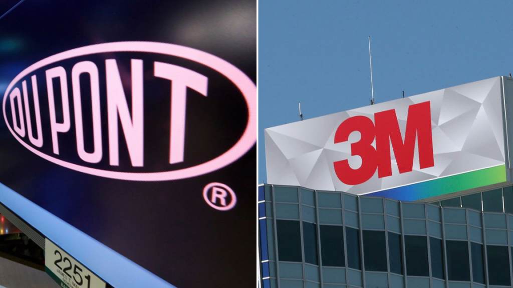 DuPont-and-3M DuPont and 3M are among the companies being sued by the City of Philadelphia. (AP Photo/Richard Drew, File; AP Photo/Jim Mone)