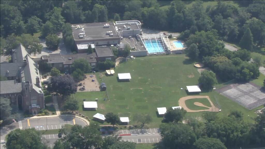 Kaiserman_JCC_summer_camp_montco_072921 An overhead view of Kaiserman JCC summer camp
