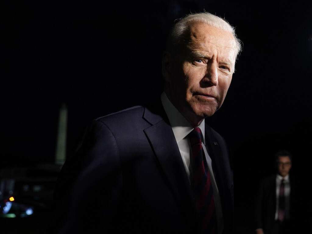 Joe Biden President Biden speaks to reporters on the South Lawn of the White House