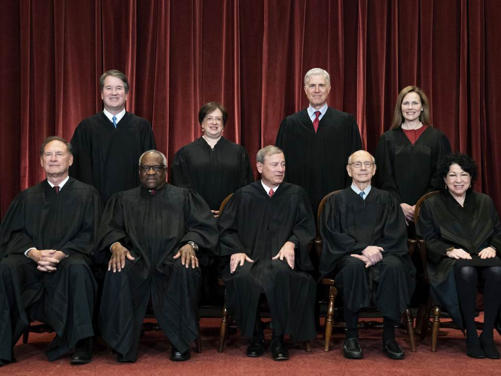 Supreme Court Last Decisions Members of the Supreme Court pose for a group photo at the Supreme Court in Washington