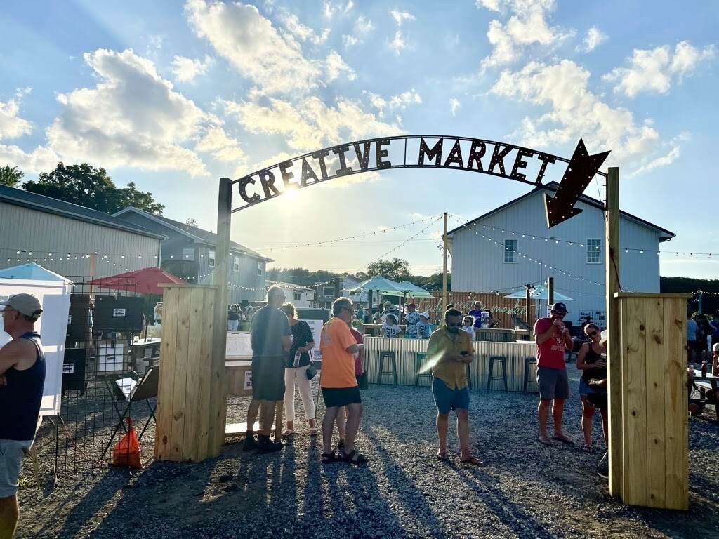 creative market1 The Developing Artist Collaboration recently launched its open-air market in West Rehoboth to help local artists and other creative businesses. (Johnny Perez-Gonzalez/WHYY)