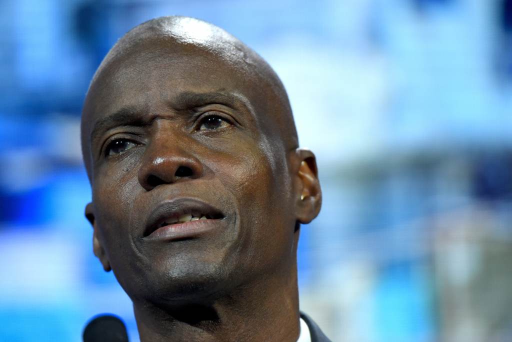 Haitian President Jovenel Moïse, shown here in 2018, was assassinated at his home, the country’s acting prime minister said. A closeup of Haitian President Jovenel Moïse