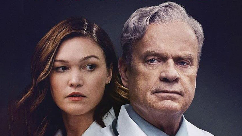 Kelsey Grammer and Julia Stiles in The God Committee