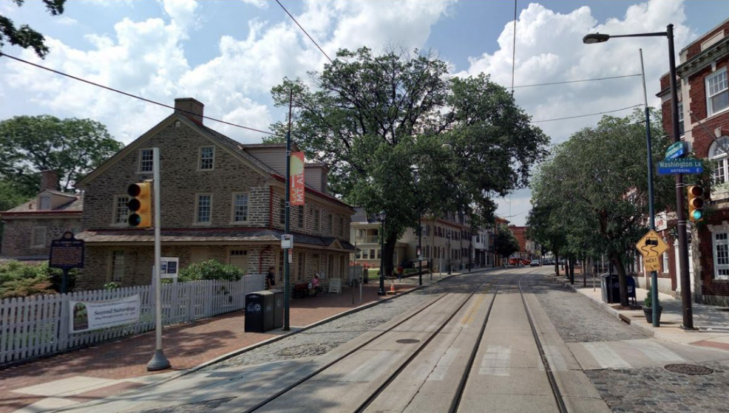 A view of the intersection of Germantown Avenue and Washington Lane in the Northern Germantown district. (Google Streetview) A view of the intersection of Germantown Avenue and Washington Lane in the northern Germantown district. (Google Streetview)