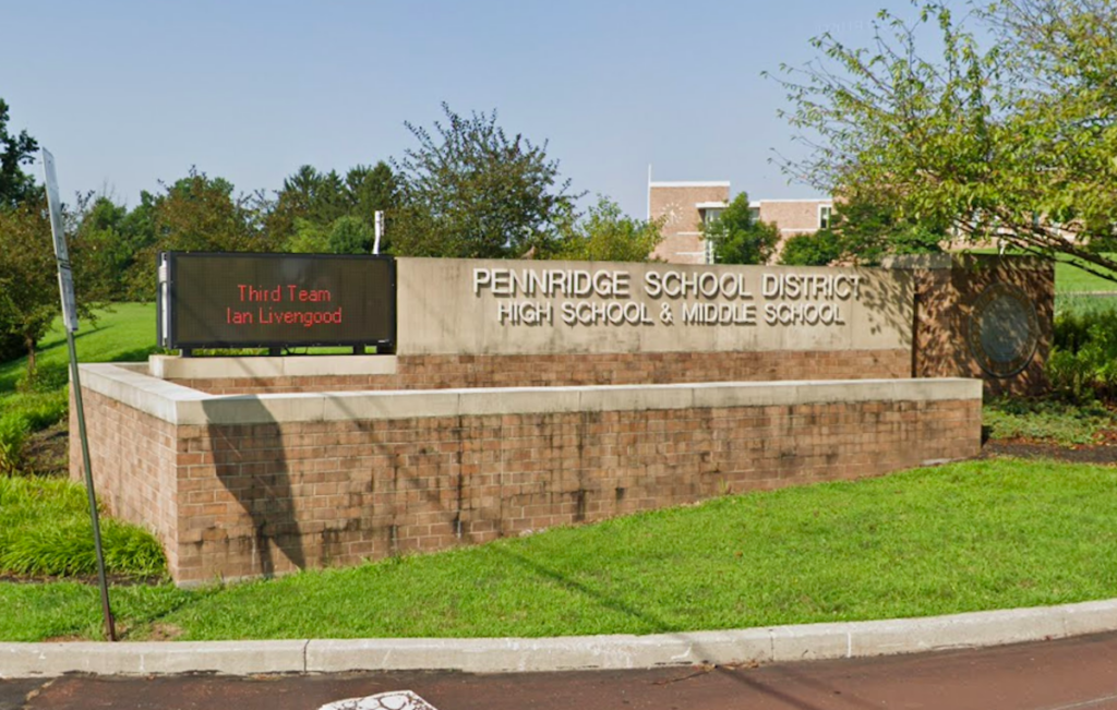 Screen Shot 2021-08-25 at 8.43.03 PM Pennridge School District (Google maps)
