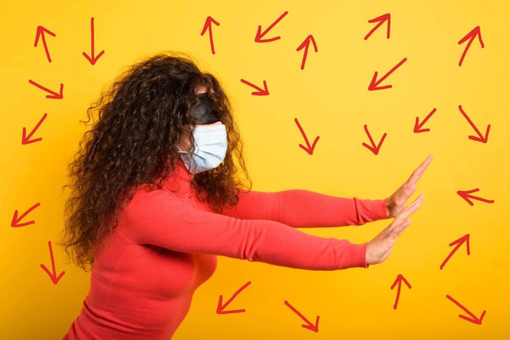 bigstock-Woman-With-Mask-And-Blindfold–411301054-web Woman with mask and blindfold has her arms out trying to find her way, expressing uncertainty