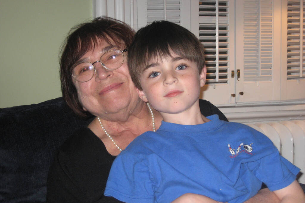 Jacob Smollen as a kid with his grandmother, Mindy Smollen. (Courtesy of Jacob Smollen)