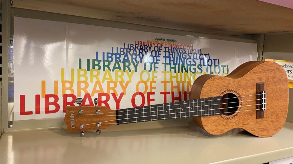 lot1 From musical instruments to puzzles and podcast microphones to household tools, Newark Free Library is now offering much more than just books through its