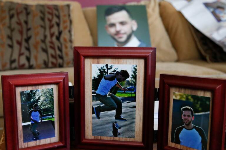Framed photos of Tyler Cordeiro