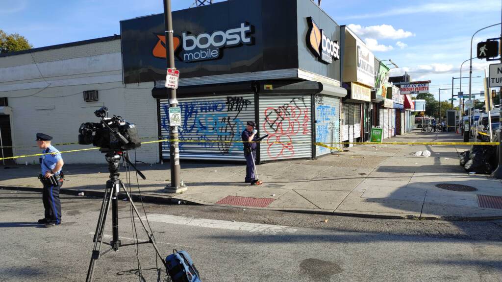 Crime scene unit investigates in Fern Rock