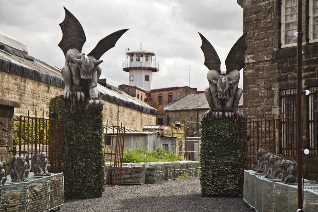 2021 09 21 k paynter ESP halloween 2021 Gargoyle Gardens at Eastern State Penitentiary