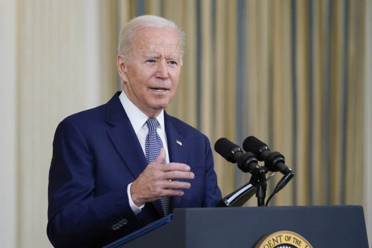 President Joe Biden is pictured