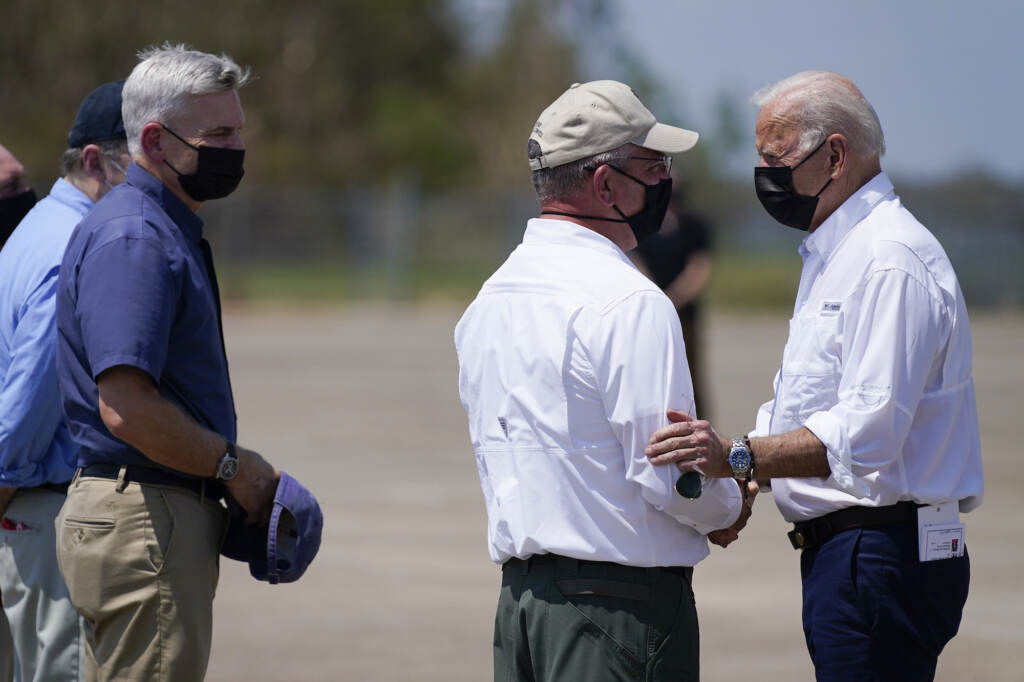Joe Biden Biden visits states impacted by Hurricane Ida.