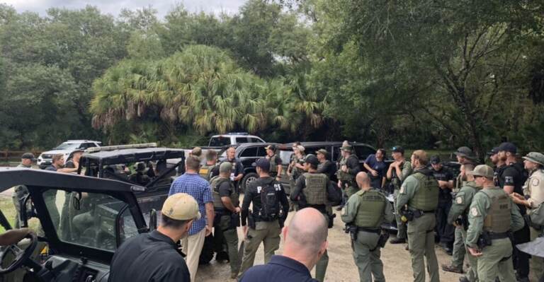 Officers search for missing person of interest in Florida