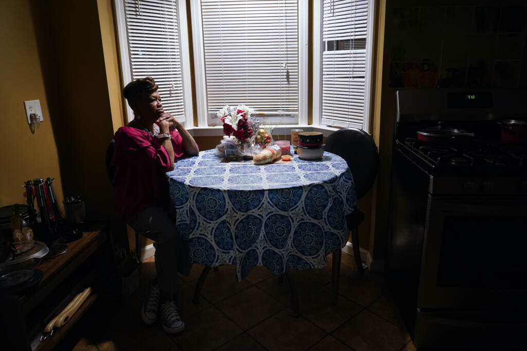 Karla Jefferies Karla Jefferies is shown in her kitchen