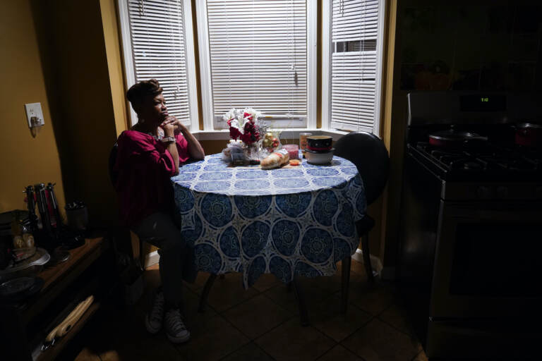 Karla Jefferies is shown in her kitchen