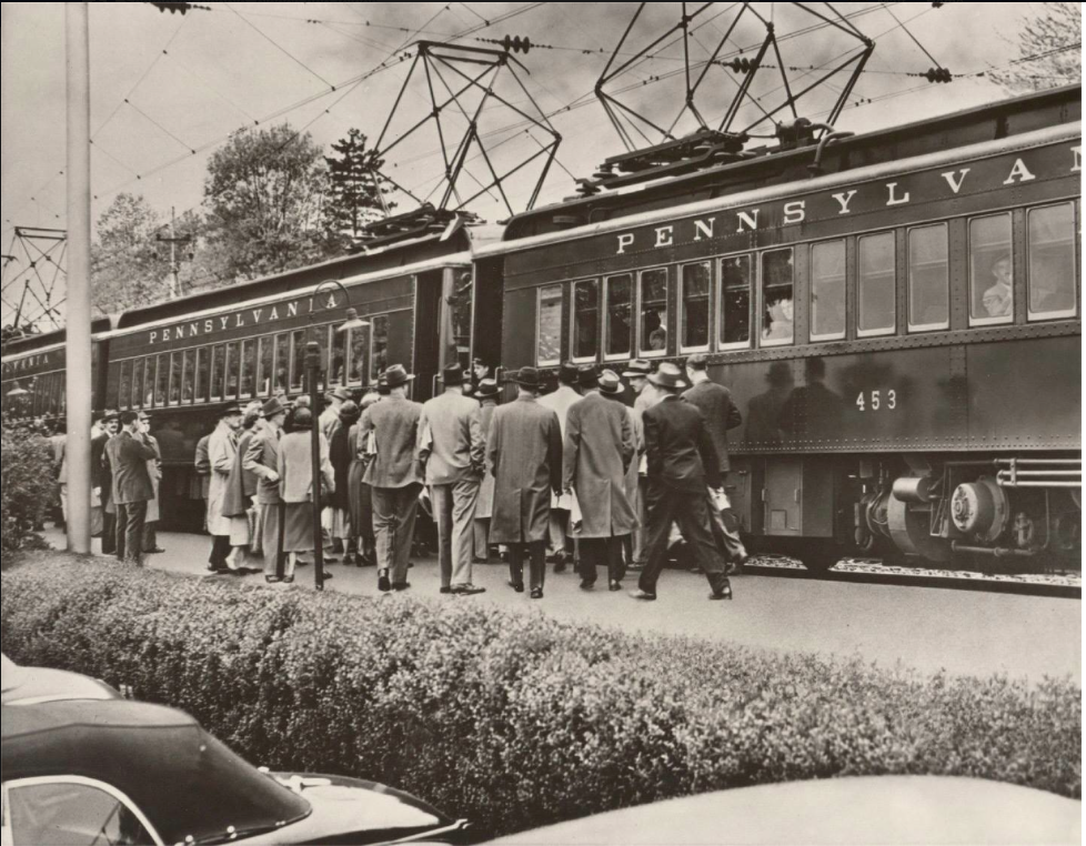 Paoli Local. The Paoli Local railroad station as seen in an archival photograph.