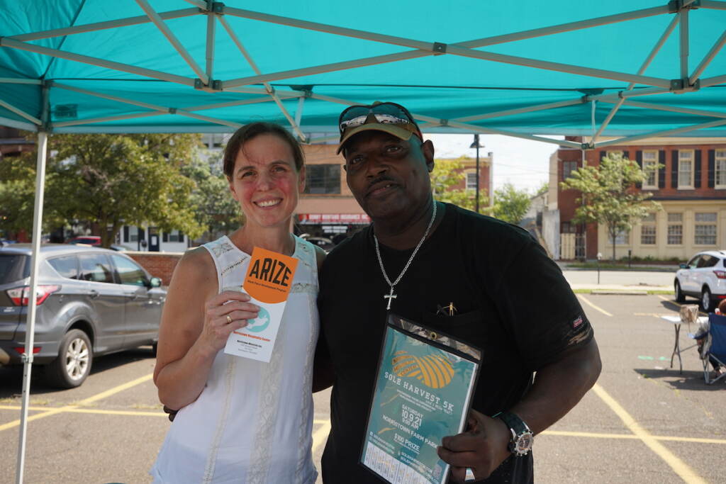 Heather Mingle (L) and Sidney Williams (R) are both passionate about the projects that the Norristown Hospitality Center is undertaking