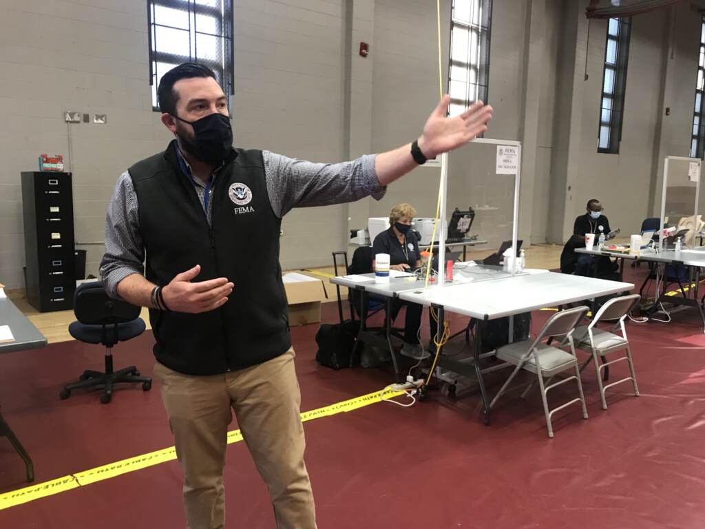 FEMA spokesperson is pictured