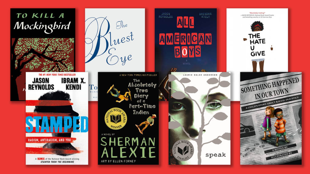 Some books that have been banned at schools in the U.S. Emily Bogle/NPR
