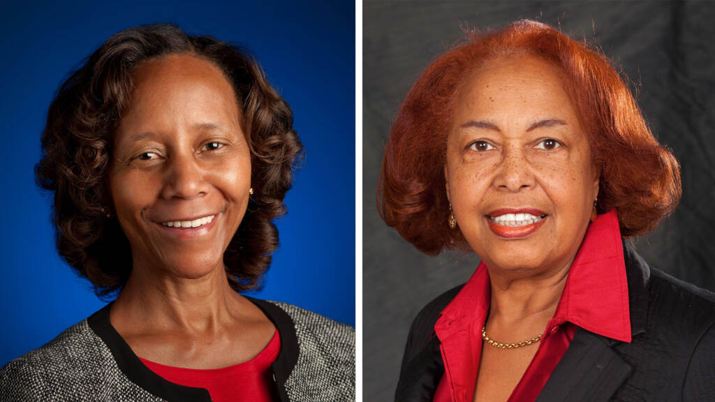 Engineer Marian Croak (left) and ophthalmologist Patricia Bath are the first Black women to be inducted into the National Inventors Hall of Fame in its nearly 50-year history. Marian Croak (left) and Patricia Bath