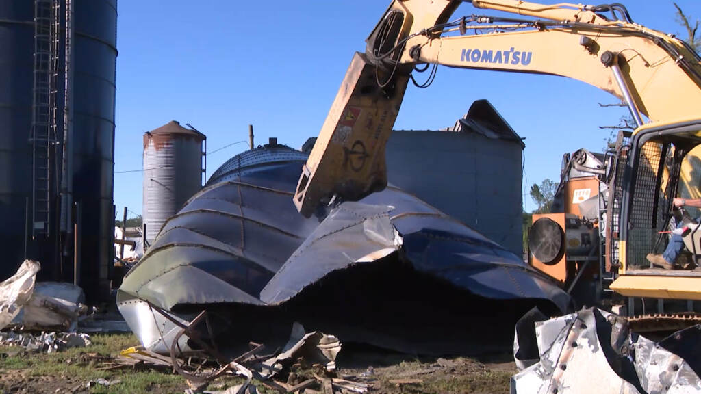 farms-agricultural-community-dairy-farm-EF-3-Gloucester-County-Hurricane-Ida-South-Jersey Cleanup efforts in Mullica Hill.