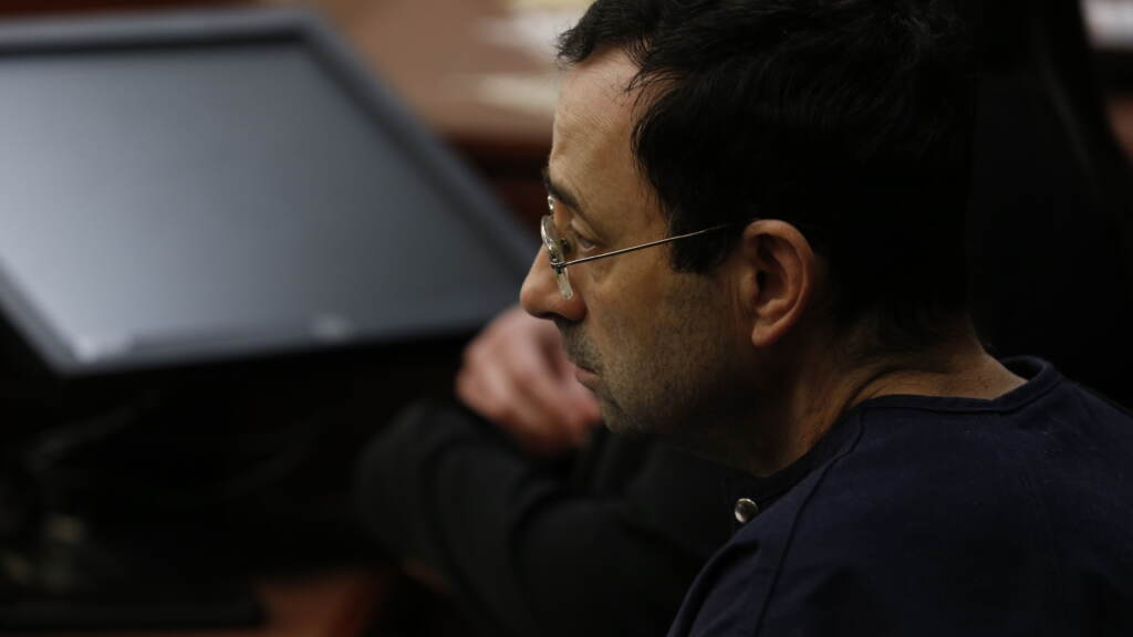 A recent Department of Justice report criticized the FBI for its handling of abuse claims against former USA Gymnastics doctor Larry Nassar, pictured. A recent Department of Justice report criticized the FBI for its handling of abuse claims against former USA Gymnastics doctor Larry Nassar, pictured. (Jeff Kowalsky/AFP via Getty Images)