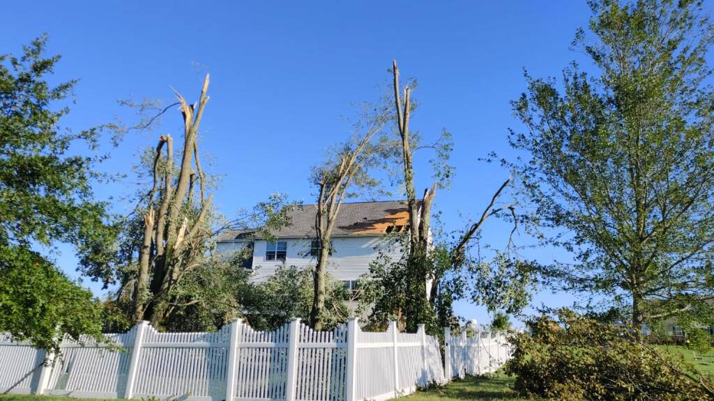 mullica_hill_tornado_storm_damage_090221_03 A home is seen with major damage in Mullica Hill