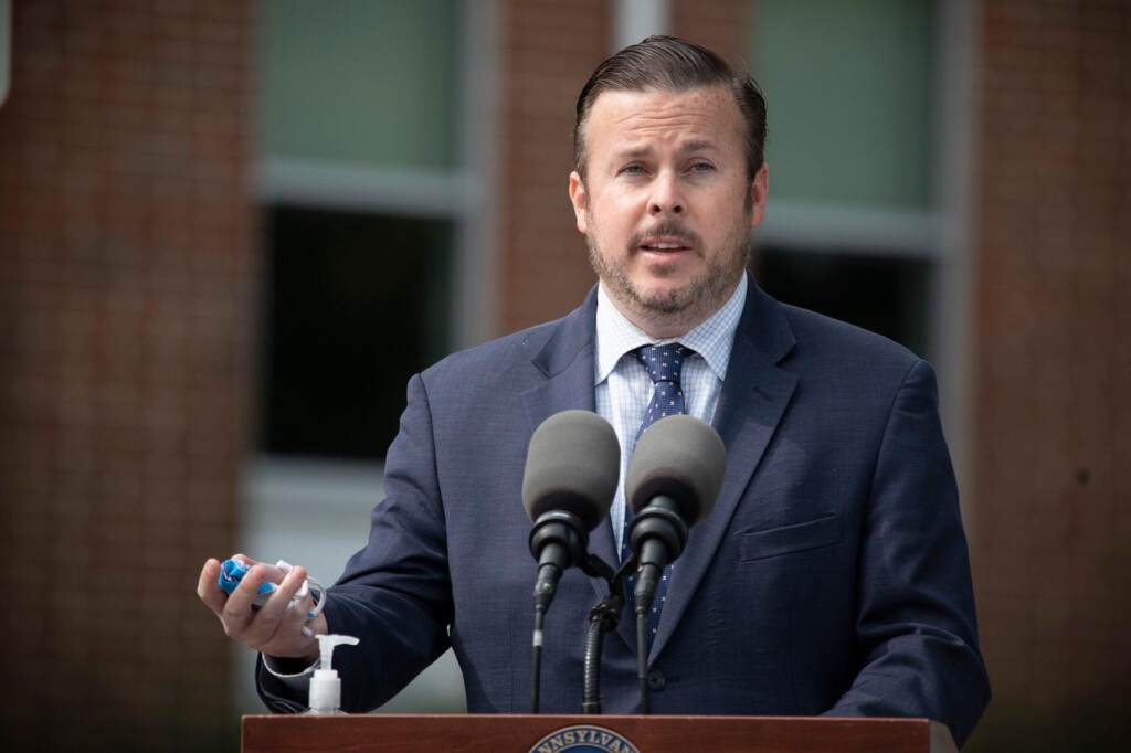 pa_rep_kevin_boyle_CMS_09221 State Rep. Kevin Boyle stands behind a podium