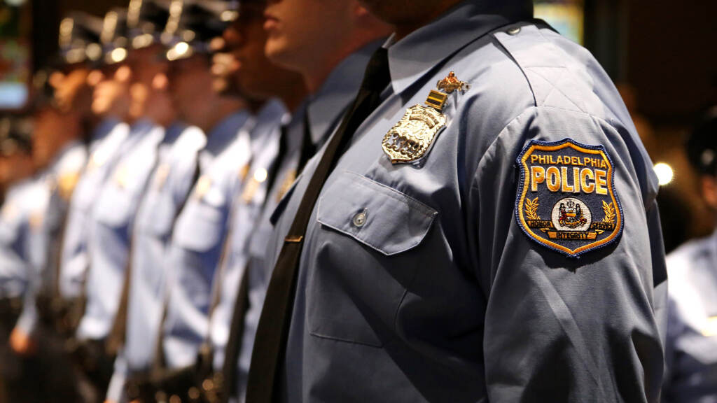 policerecruits-graduation-crop (1) Police academy cadets line up for graduation in 2017SAMANTHA MADERA FOR THE CITY OF PHILADELPHIA / FLICKR