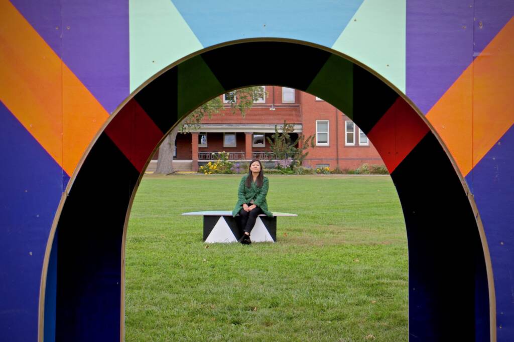 Jennifer Tran, director of marketing and communications, says she hopes the ''Magical Fantasy'' installation will encourage people to think about living at the Navy Yard, which is launching its first residential project, a 611-unit mixed income apartment complex