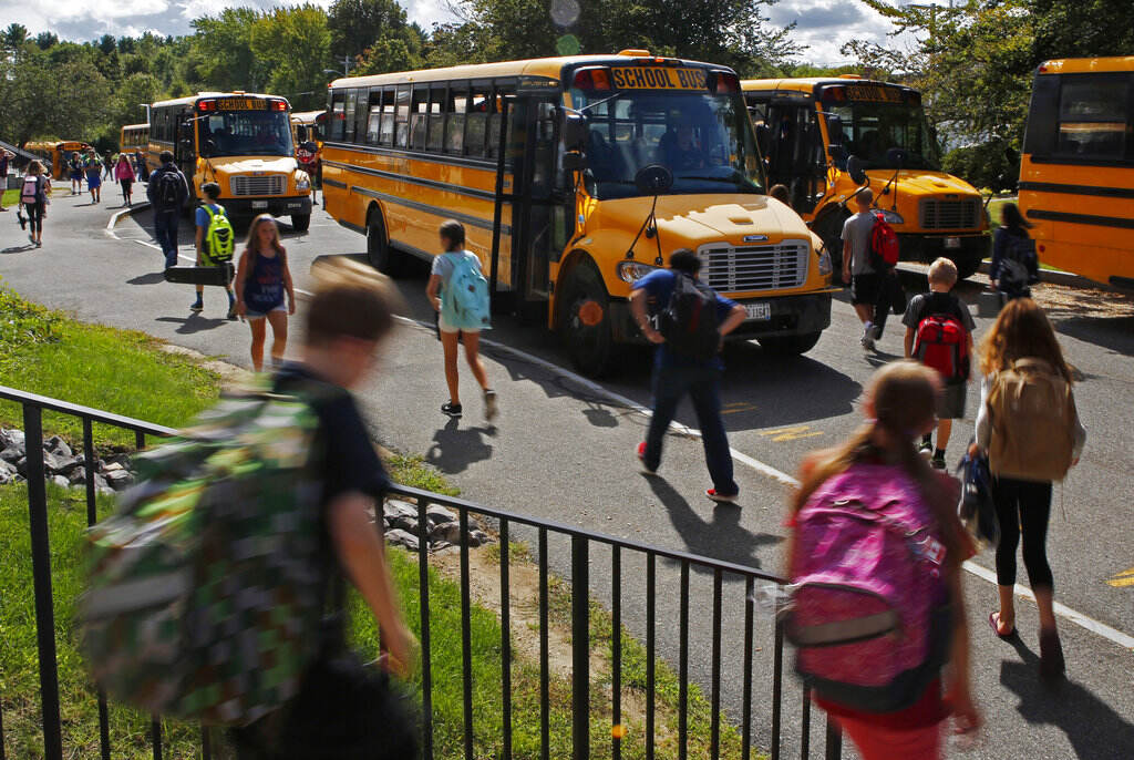 Bus Driver Shortage A shortage of school bus drivers in some communities across the country is causing headaches for school districts this fall. (AP Photo/Robert F. Bukaty)