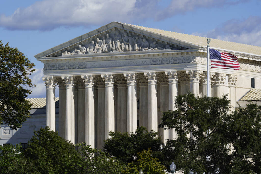 Supreme Court Abortion Texas In this Oct. 18, 2021 photo, the Supreme Court is seen in Washington