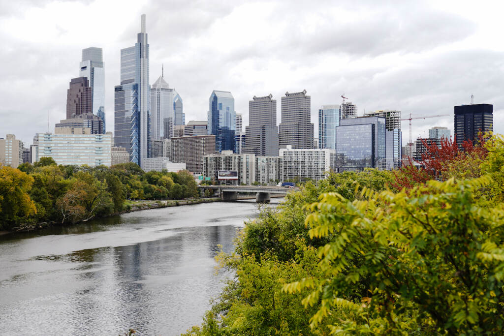 Philadelphia Skyline A photo of the Philadelphia skyline taken in October, 2021