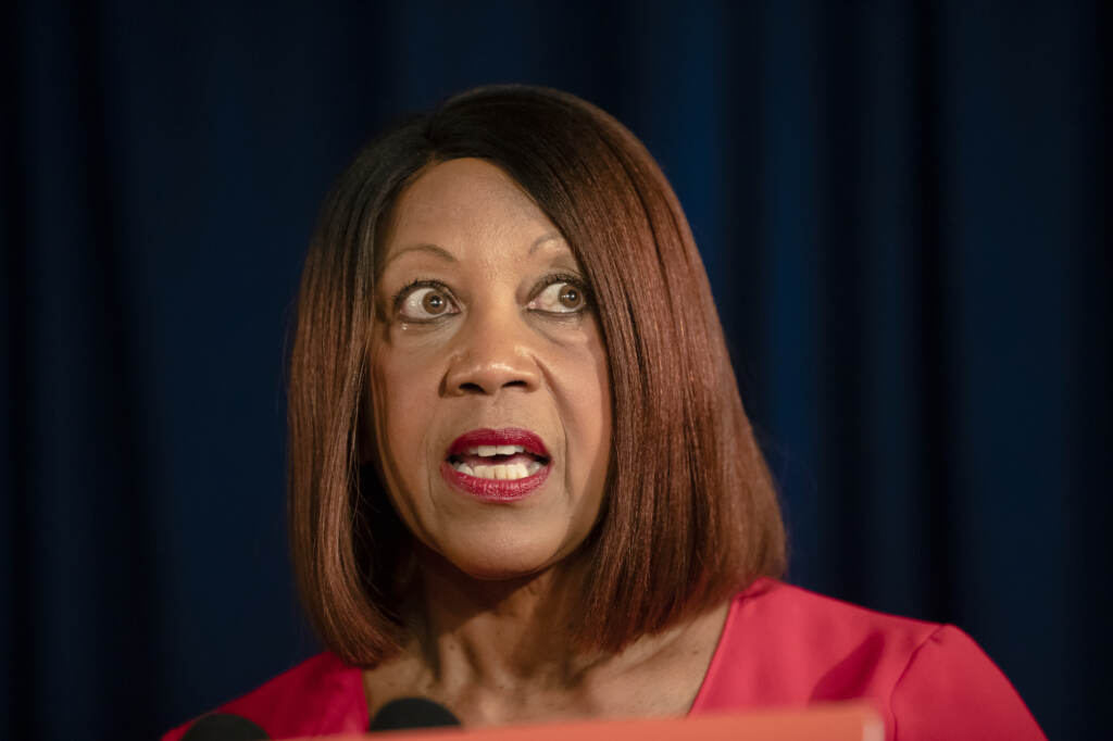 Sheila Oliver A closeup of Lt. Gov. Sheila Oliver