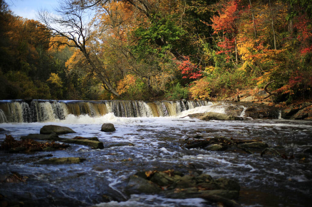 Pennsylvania Daily Life Water flows down the Wissahickon Creek