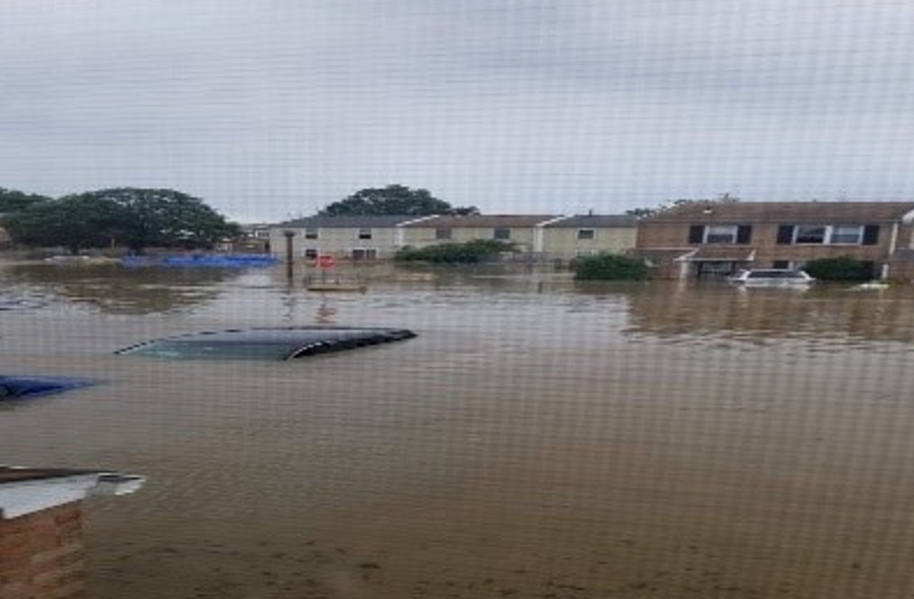 Eastwick Isaias flooding 2020 Flooding in Eastwick during Tropical Storm Isaias in 2020