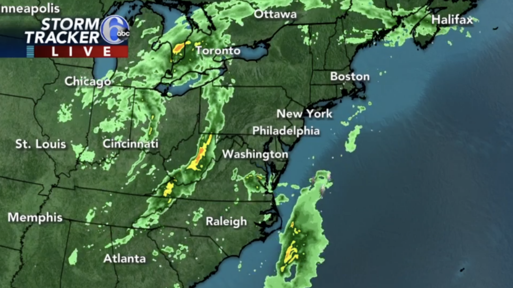 Screen Shot 2021-10-25 at 5.14.34 PM Screenshot from 6abc's StormTracker 6 Live (6abc)