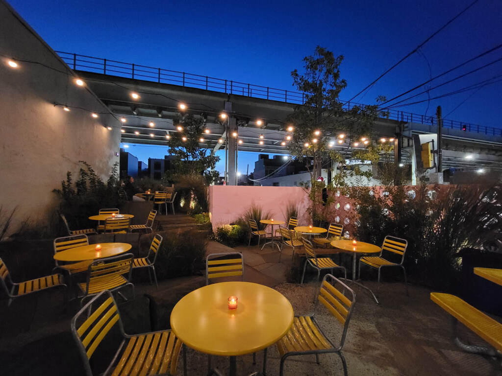 lmnorestaurant-stephenstarr-01 Outdoor dining is pictured at LMNO restaurant