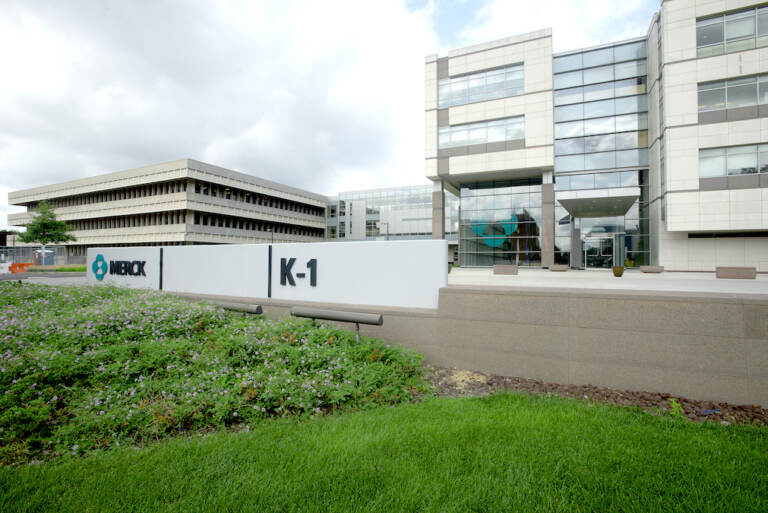 The exterior of Merck headquarters