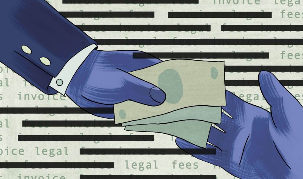 spotlight-taxpayer-money-1920×1134 An illustration shows cash exchanging hands.