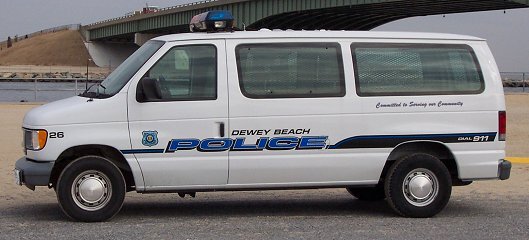 2000Ford1 File photo: Dewey Beach Police car (Town of Dewey Beach)