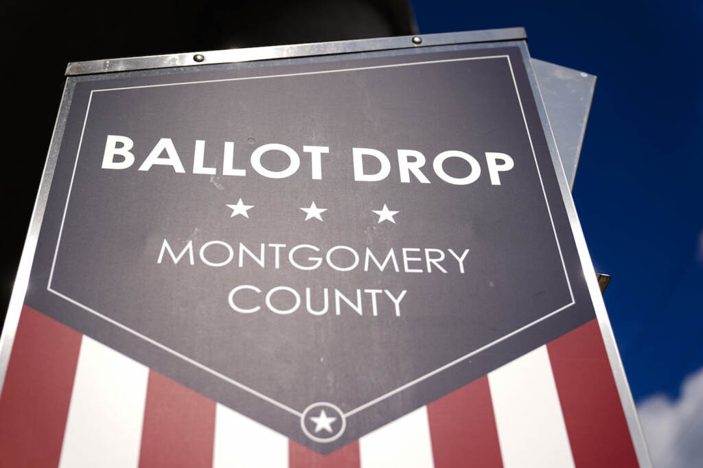 Election 2021 Pennsylvania File photo: Shown is a mail-in ballot return box in Willow Grove, Pa. (AP Photo/Matt Rourke)