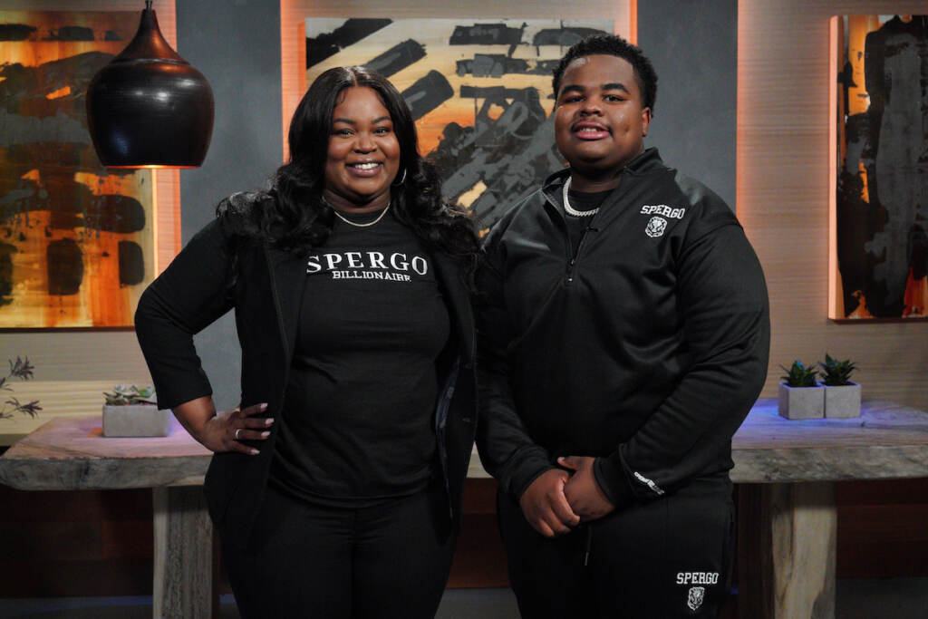 SHERELL PETERSON, TREY BROWN A kidpreneur from Lansdowne, Pennsylvania, showcases his love of design and passion for his community with his trendy clothing brand that he hopes will inspire youth all over the world on “Shark Tank”