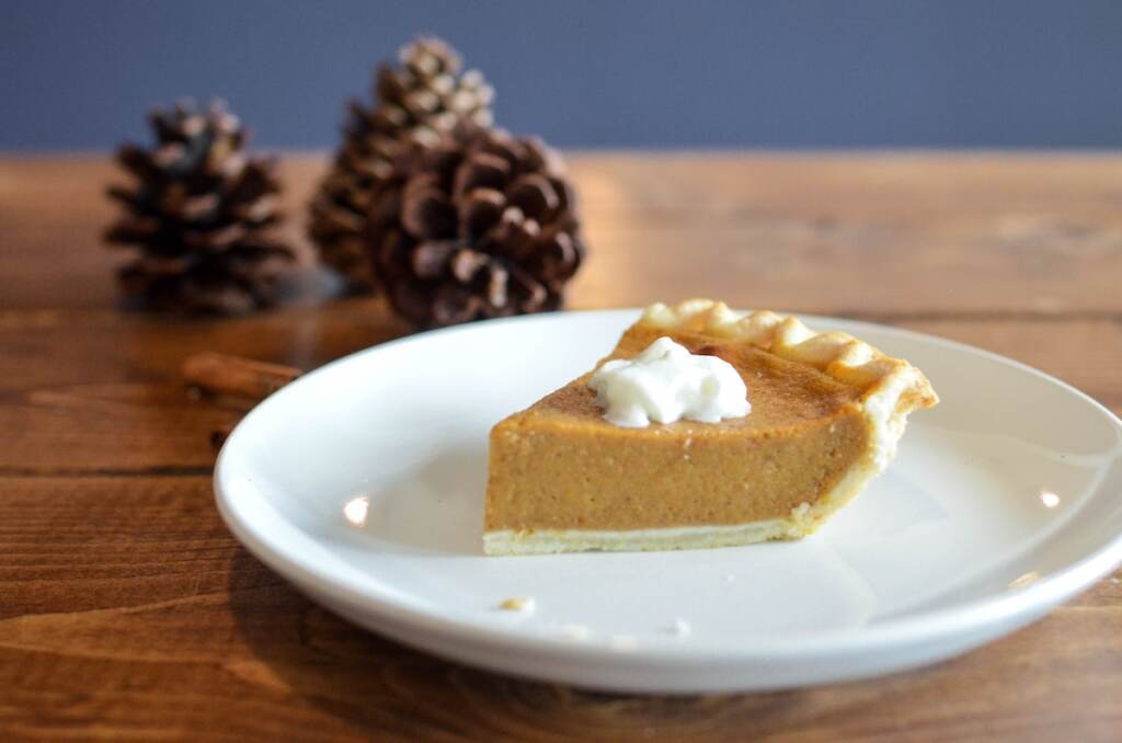 A slice of pumpkin pie. (Element5 Digital/Unsplash)