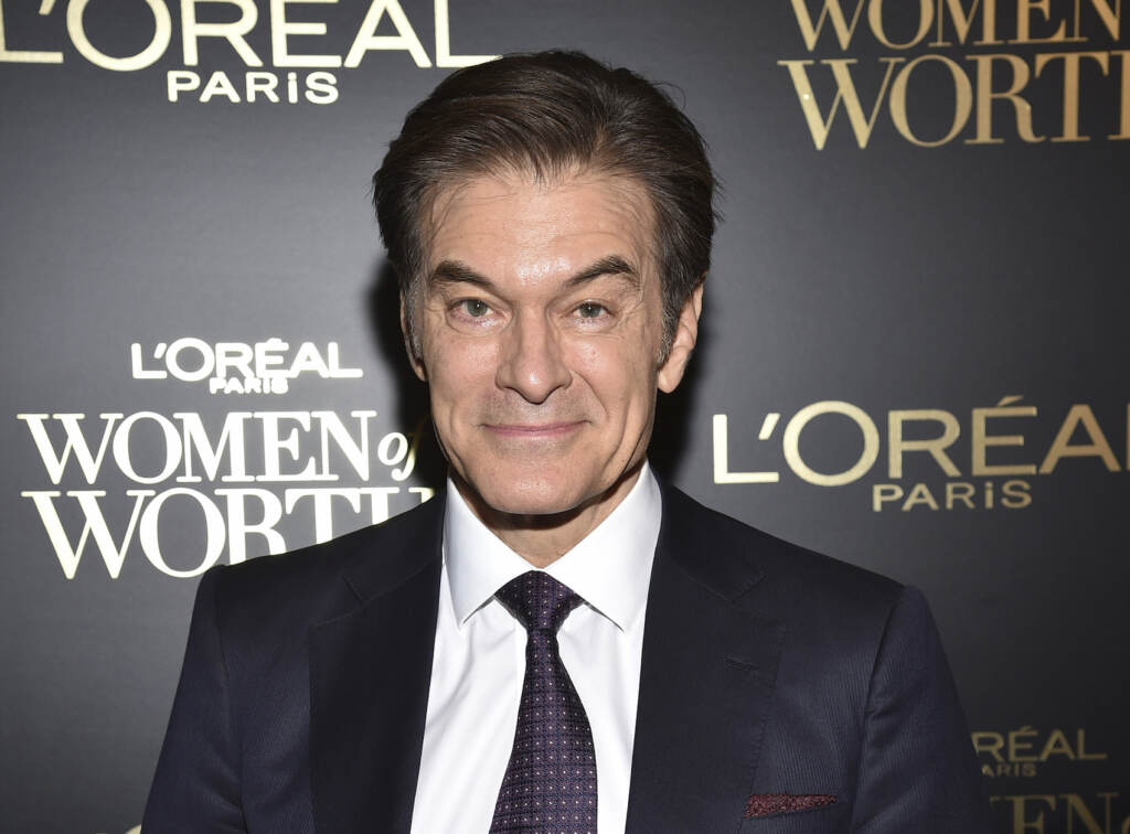 Mehmet Oz This Dec. 4, 2019 file photo shows Dr. Mehmet Oz at the 14th annual L'Oreal Paris Women of Worth Gala in New York. Oz is running in the 2022 Republican primary election for Pennsylvania's open U.S. Senate seat. (Photo by Evan Agostini/Invision/AP, File)