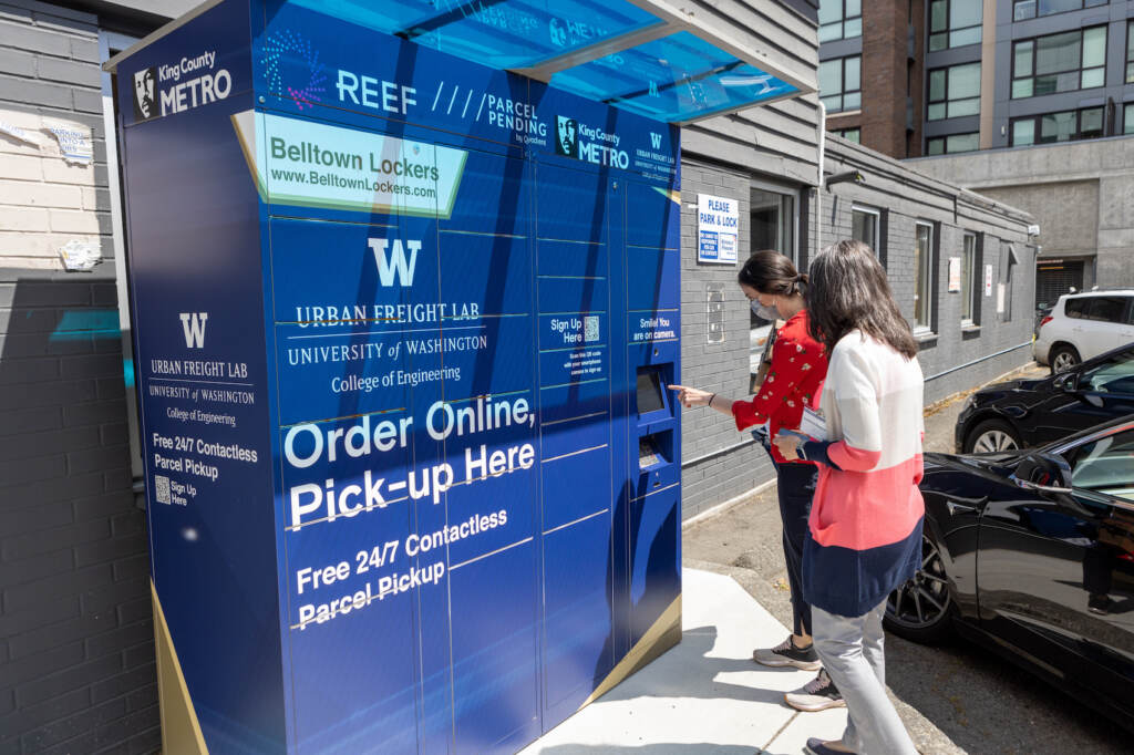 CommonCarrierLocker_UrbanFreightLab A common-carrier parcel locker